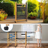 Sechoir a linge etendoir deluxe pliable Grande capacite sechage style bois noir - voonot.com