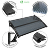 Auvent de porte marquise 120x80 cm en Polycarbonate anti UV Anthracite - voonot.com