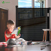 Barriere de securite retractable HAUTE 180x96cm noir - voonot.com