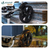 Chariot de course pliable aluminium 2 roues avec sac isotherme bleu marine - voonot.com