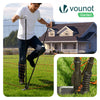 Kit cloture filet a poules PE avec piquets 12m orange - voonot.com
