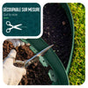 Bordure de jardin plastique flexible 20m avec piquets vert - voonot.com