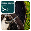 Bordure de jardin PE  flexible 40m avec piquets marron