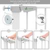 Barriere de Securite porte et escalier 88-96cm blanc pour animaux - voonot.com