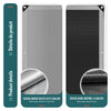 Bâche de Protection en Polyéthylène resistant et impermeable 240g/m² gris et noir 4x8m - voonot.com