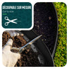 Bordure de jardin plastique flexible 10m avec piquets noir - voonot.com