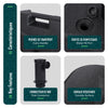 Pied de parasol sable et eau pour mat 38/48mm 22L HDPE noir - voonot.com