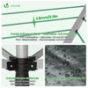 Etendoir a Linge Exterieur Rotatif avec housse de protection et Surface etendage 50m Argent Vert - voonot.com
