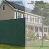 Brise vue occultant en HDPE 230g/m² 1.8x20m avec attaches de fixation vert - voonot.com