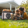 Maison pour Chat en bois avec toit bitumé et entrée en forme d'oreilles de chat Gris - voonot.com