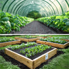Toile de paillage contre les mauvaises herbes 50Mx2M avec 100 piquets Anti-UV 100g/m2 - voonot.com