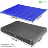 Matelas panier pour chien avec tapis gel rafraichissant amovible 90x68cm - voonot.com