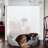 Barriere de securite retractable HAUTE 180x96cm blanc - voonot.com