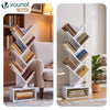 Bibliotheque Arbre etagere a Livres 38x19x113cm Blanc - voonot.com