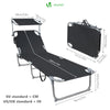 Transat pare soleil Lot de 2 pcs Noir - voonot.com