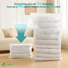 Lot de 7 sac de rangement sous vide Non Tisse XXL gris - voonot.com