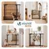 Barriere de securite a pression sans percage Largeur 88-96cm Metal noir - voonot.com