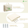Voile d'ombrage Triangle en Polyester Imperméable avec Kit de Montage 3x3x3m Beige - voonot.com