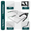 Garage de tondeuse robot Abri 82x80x46 cm Renfort Alu transparent - voonot.com