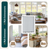 Store moustiquaire pour fenetre enroulable et recoupable en aluminium L150 x H160 cm Blanc - voonot.com