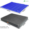 Matelas panier pour chien avec tapis gel rafraichissant amovible 75x50cm - voonot.com