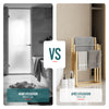 Porte serviettes sur pied en bambou 3 niveaux - voonot.com