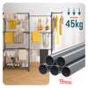 Sechoir a linge etendoir extensible 4 Niveaux 190x64x170cm gris - voonot.com