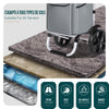 Chariot de course pliable aluminium 2 roues gris - voonot.com