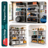 Etagères de rangement charge lourde robuste à 4 niveaux 80x40x160cm - voonot.com