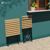 Ensemble bistro extérieur 1 table 2 chaises bois - voonot.com
