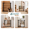 Barriere de securite a pression sans percage Largeur 75-82cm Metal noir - voonot.com
