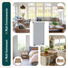 Store moustiquaire pour fenetre enroulable et recoupable en aluminium L80 x H130 cm Blanc - voonot.com