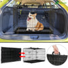 Cage pour chien pliable avec 2 portes verrouillable plateau amovible et housse de protection 92x58x64cm - voonot.com