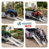 Rampe de chargement pliable Lot de 2 pcs en acier galvanise 160cm - voonot.com
