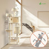 Arbre a chat Grande taille 5 niveaux avec griffoir grattoir 168cm beige - voonot.com
