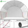 Serre de jardin Toute Saison 18m2 avec portes laterales - voonot.com