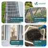 Grillage a maille soude en acier galvanise 25mm fil 1 mm 1x25m metal - voonot.com