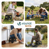 Tabouret pliant antiderapant 32x25x22 cm plastique noir - voonot.com