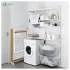 Sechoir a linge etendoir deluxe pliable Grande capacite sechage style bois blanc - voonot.com