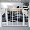 Barriere de Securite porte et escalier 100-108cm blanc pour animaux - voonot.com