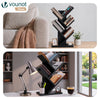 Bibliotheque Arbre etagere a Livres 30x16x60cm Noir - voonot.com