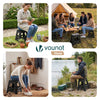 Tabouret pliant antiderapant 39x32x40 cm plastique noir - voonot.com