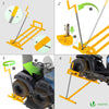 Leve tracteur Tondeuse Supporte 400 kg max Jaune - voonot.com