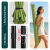 Parasol de jardin inclinable avec aeration et sac bandouliere 270cm vert olive - voonot.com