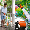 Tuyau d’Arrosage Extensible 15m avec Accessoires orange - voonot.com