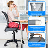 Fauteuil de Bureau Ergonomique pivotant avec dossier toile respirant Gris - voonot.com
