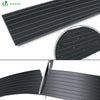 Kit de lamelles occultantes PVC brise vue 300m x 4.7cm avec 600 clips Noir - voonot.com