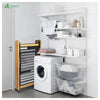 Sechoir a linge etendoir deluxe pliable Grande capacite sechage style bois noir - voonot.com