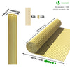 Canisse PVC brise vue ultra renforce avec attaches de fixation 80x300cm beige - voonot.com