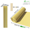 Canisse PVC brise vue ultra renforce avec attaches de fixation 80x500cm beige - voonot.com